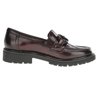 Jana - 24764 Chunky Buckle Loafers - Bordeaux 3