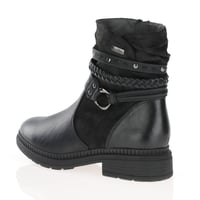 Jana - 25464 Water Resistant Ankle Boots Black 2