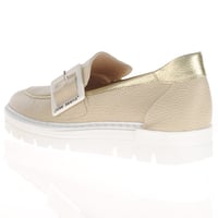 Jose Saenz - 2017 Chunky Leather Loafers, Beige 3