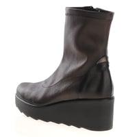 Jose Saenz - 6427 Leather Wedge Boots Brown 2