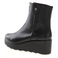 Jose Saenz - 6432 Front Zip Wedge Boots Black 2