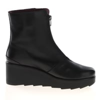 Jose Saenz - 6432 Front Zip Wedge Boots Black 3