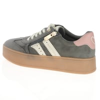 Marco Tozzi - 23716 Side Zip Trainers, Dark Grey Comb 2