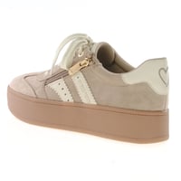Marco Tozzi - 23716 Side Zip Trainers, Beige 2