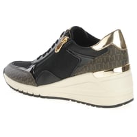 Marco Tozzi - 23723 Side Zip Wedge Trainers - Black Combi 2