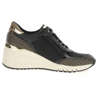 Marco Tozzi - 23723 Side Zip Wedge Trainers - Black Combi 3