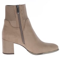 Marco Tozzi - 25092 Block Heel Sock Boots Stone Beige 3