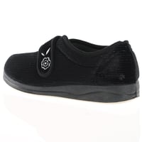 Padders - Camilla Front Strap Slippers, Black Sparkle 2