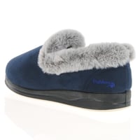 Padders - Repose Warm Lined Slippers, Navy/Grey 3