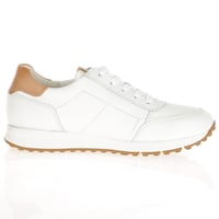 Paul Green - 4085 Side Zip Trainers, White 2