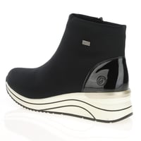 Remonte - D0T73-03 Water Resistant Wedge Boots, Black 2