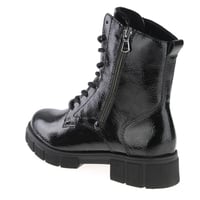 Remonte - D2S72-02 Patent Lace Up Ankle Boots Black 2
