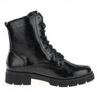 Remonte - D2S72-02 Patent Lace Up Ankle Boots Black 3