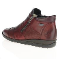 Rieker - 44281-35 Twin Zip Ankle Boots, Burgundy 3