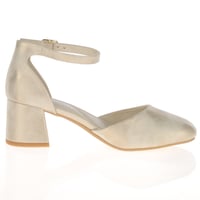 Rieker - 44762-91 Dressy Block Heeled Shoes, Pale Gold 2