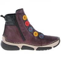 Rieker - 45977-30 Casual Ankle Boots Burgundy 3