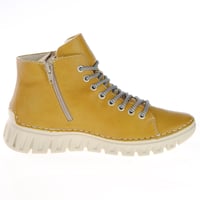 Rieker - 57501-68 Casual Lace Up Ankle Boots Mustard 3