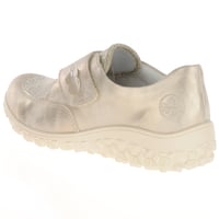 Rieker - 59552-62 Flat Velcro Shoes, Pale Gold 2
