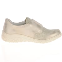 Rieker - 59552-62 Flat Velcro Shoes, Pale Gold 3