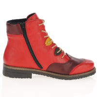 Rieker - 73510-33 Laced Ankle Boots, Red Multi 3