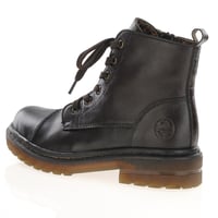 Rieker - 78202-25 Flat Biker Boots, Dark Brown 2