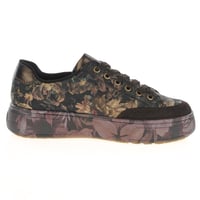 Rieker - M7711-26 Floral Side Zip Trainers - Brown Multi 3