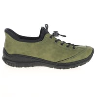 Rieker - N3267-54 Bungee Laced Shoes - Khaki 3