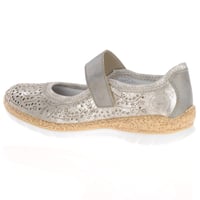 Rieker - N4299-90 Velcro Shoes, Taupe Shimmer 3
