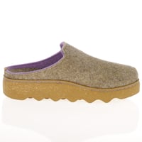 Rohde - 6120-17 Chunky Felt Slippers, Linen 2