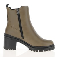s.Oliver - 25431 Block Heeled Ankle Boots, Dark Taupe 2