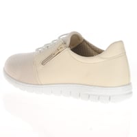 Softmode - Gloria Side Zip Shoes, Beige 3