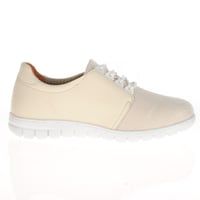 Softmode - Gloria Side Zip Shoes, Beige 2