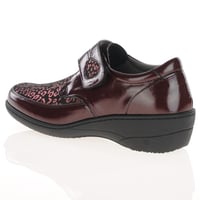 Softmode - Elma Velcro Strap Shoes, Bordeaux 2