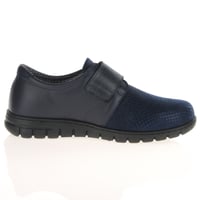 Softmode - Giselle Velcro Strap Shoes, Navy 3