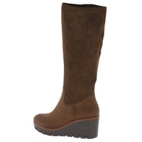Susst - Becky Wedge Sock Boots - Brown 3