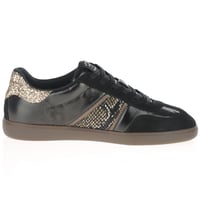 Tamaris - 23624 Retro Trainers, Black Snake 2