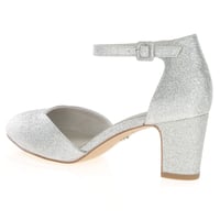 Tamaris - 24432 Block Heeled Shoes, Silver 2