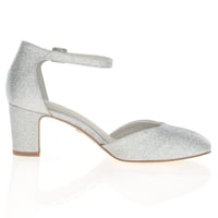 Tamaris - 24432 Block Heeled Shoes, Silver 3
