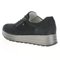 Waldlaufer - 758008 Suede Platform Shoes, Black 2