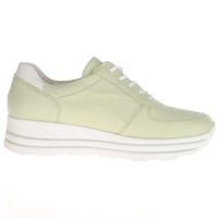 Waldlaufer - 758009 Leather Platform Trainer, Sage 2