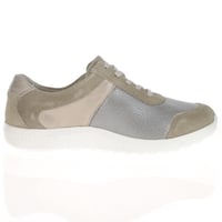 Waldlaufer - 815M01 Side Zip Trainers, Grey/Taupe 2