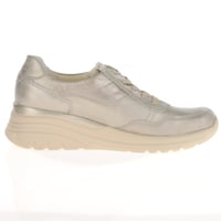 Waldlaufer - 927005 Side Zip Trainers, Pale Gold 3