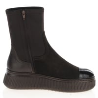 Wonders - 5207 Chunky Sock Boots, Brown 3