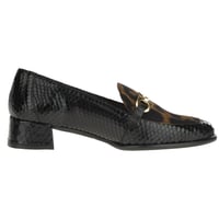 Wonders - 6030 Loafers - Black / Leopard 4