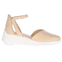 Wonders - Closed Toe Wedge Sandals Beige - 6703 3