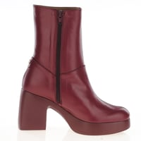 Wonders - 49101 Platform Heeled Boots, Vino 3