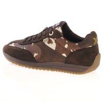 Xti - 145533 Cow Print Retro Trainers, Brown 2