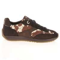 Xti - 145533 Cow Print Retro Trainers, Brown 3