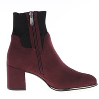 Marco Tozzi - 25092 Block Heel Sock Boots, Bordeaux 3