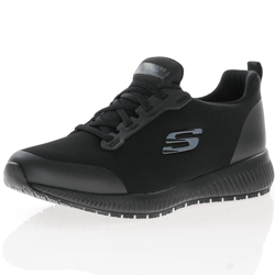 Skechers - 777222EC Squad SR Work Shoes Black